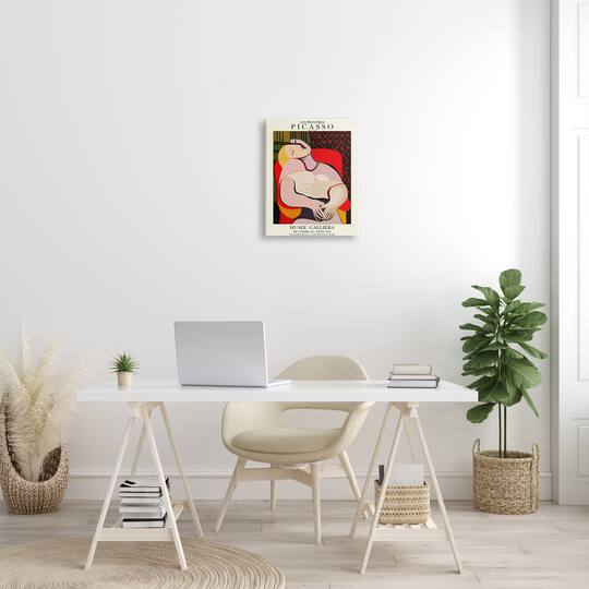 Stupell Industries Picasso Traditional Abstract Painting Dreaming Red Chair Canvas Wall Art
